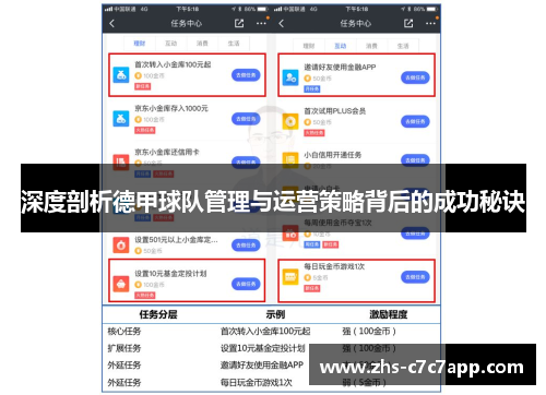 深度剖析德甲球队管理与运营策略背后的成功秘诀